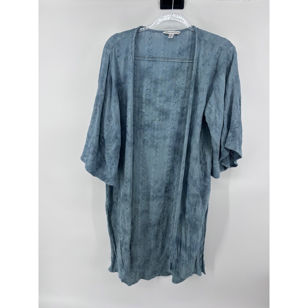 American Eagle Outfitters Blue Duster Kimono Cover Up XS/S Lightweight